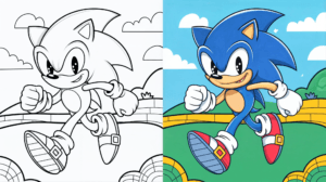 Free Printable Sonic Coloring Pages