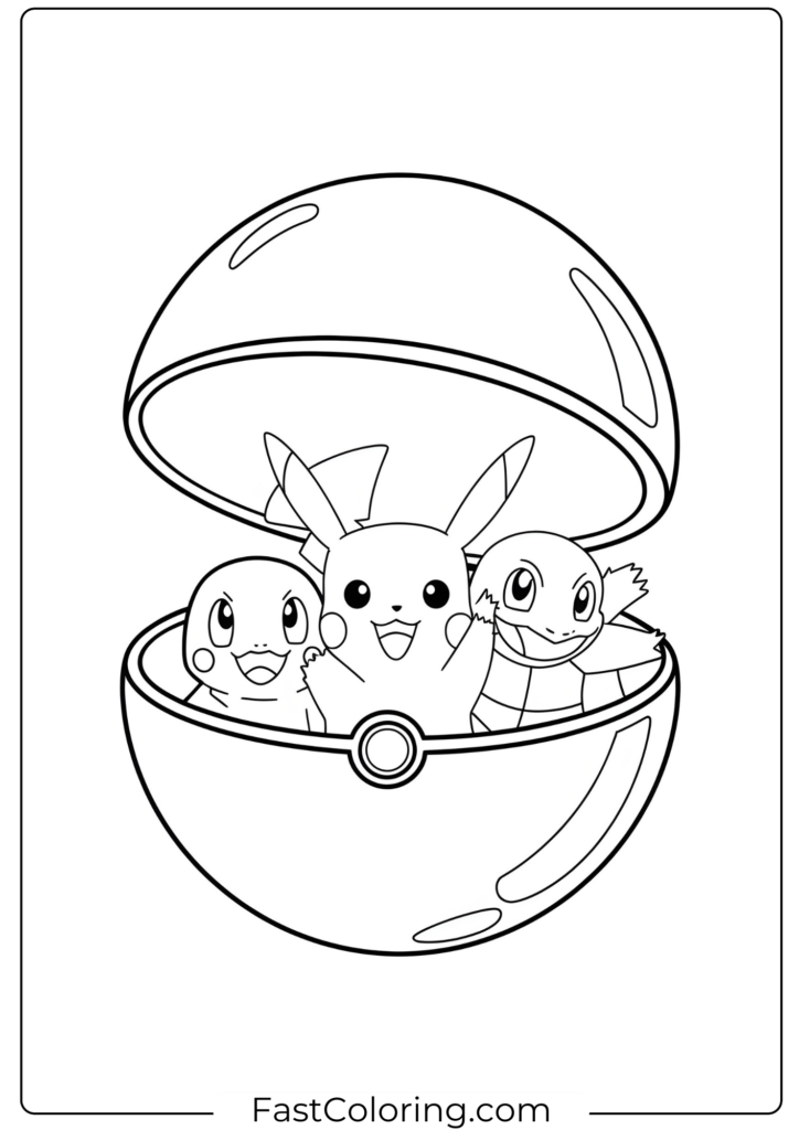 Legendary Pokemon Coloring Page