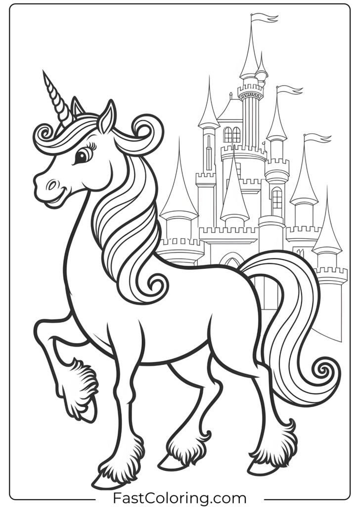 Unicorn and Castle